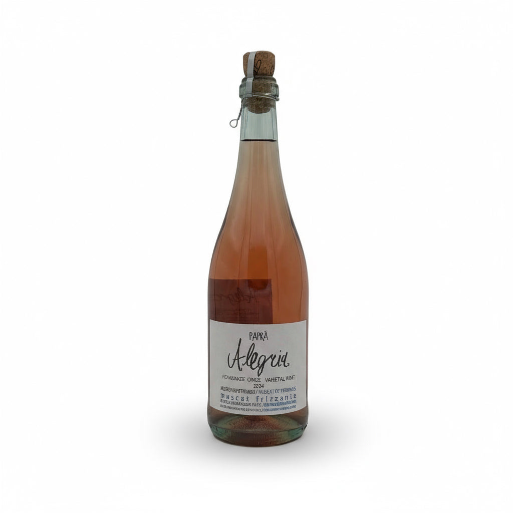 Alegria Frizzante Rose 2024 BIO Paprás Organic Wines - Weinhandel Holy Grail Köln