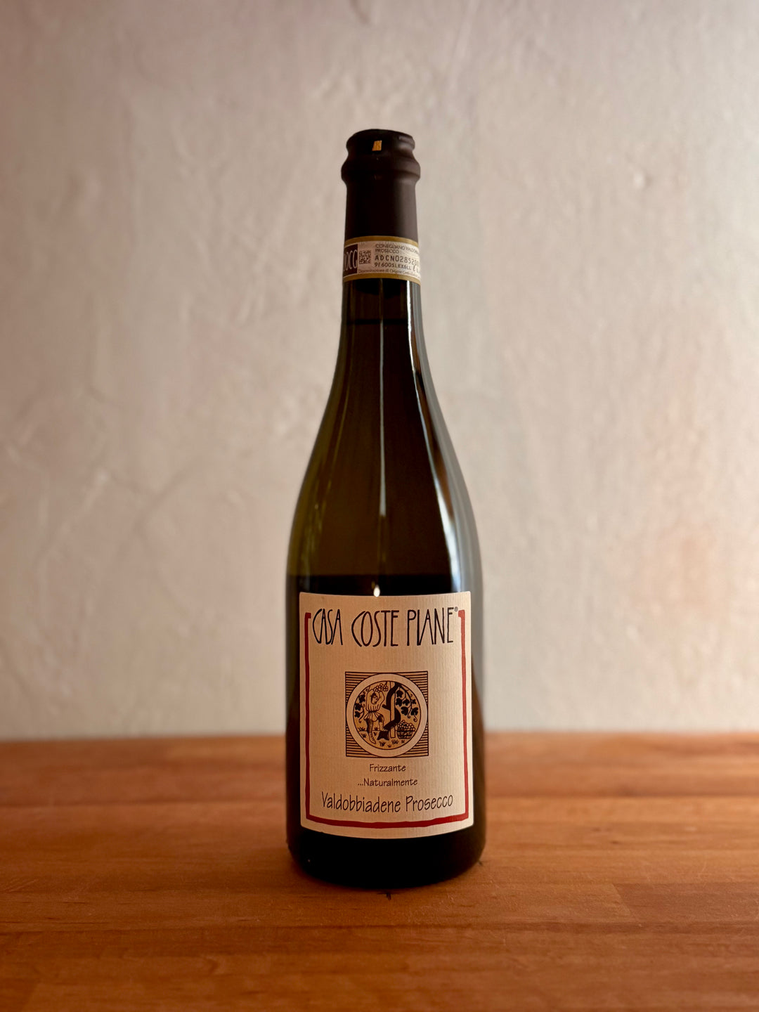 Casa Coste Piane Valdobbiadene Prosecco DOCG, Frizzante Naturalmente - Weinhandel Holy Grail Köln