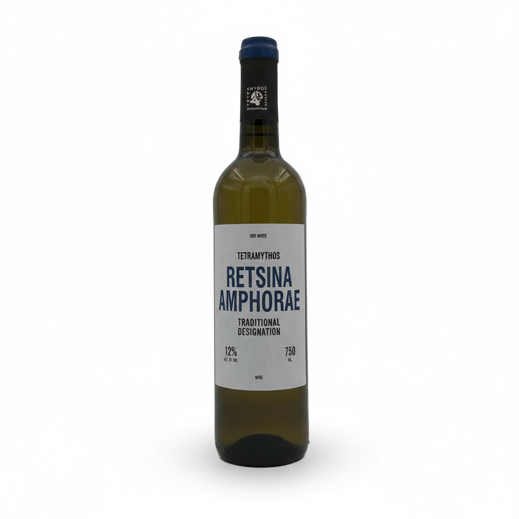 Tetramythos Winery Retsina BIO - Weinhandel Holy Grail Köln