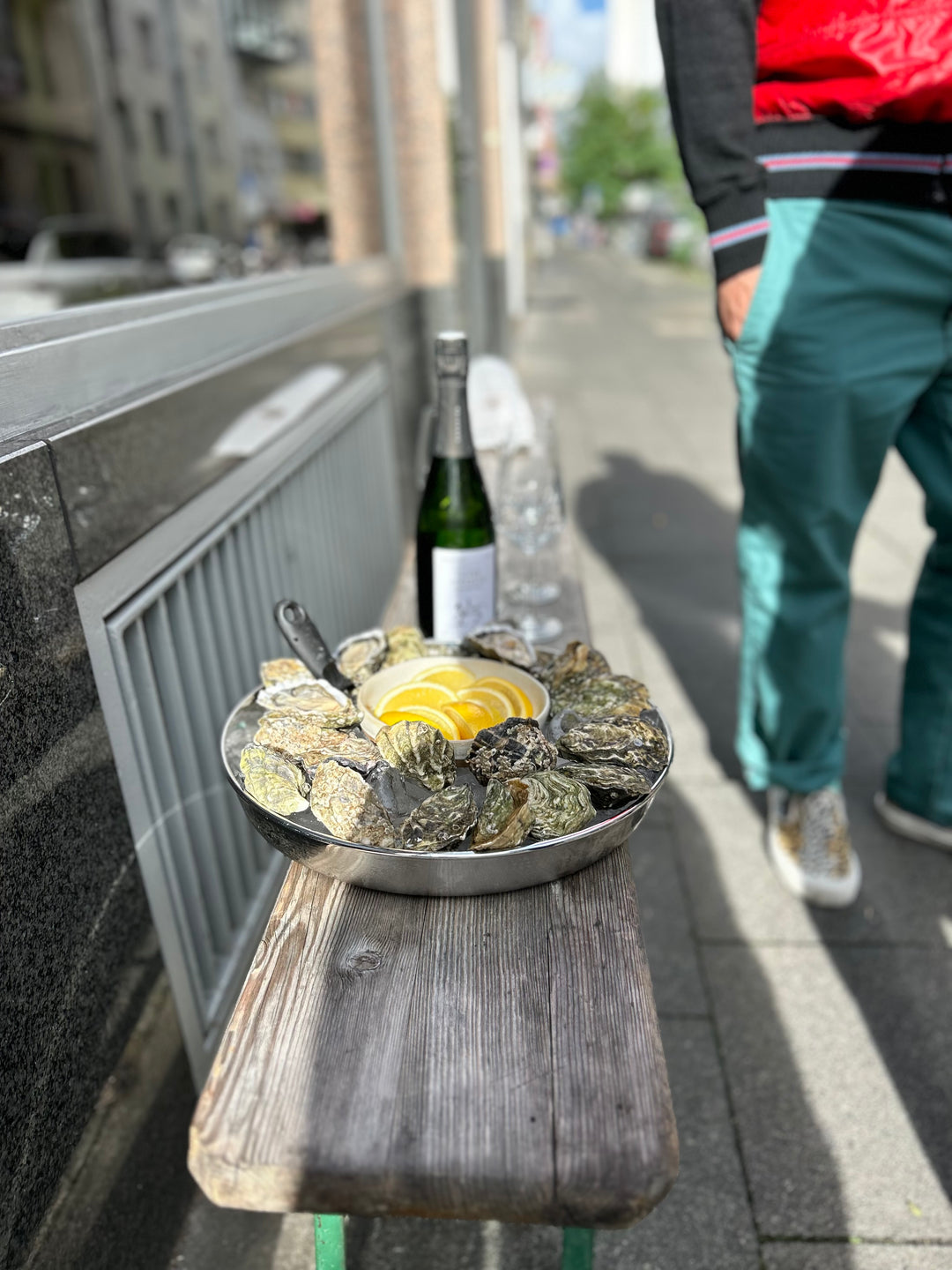 Champagner Austern und Trüffelchips!!