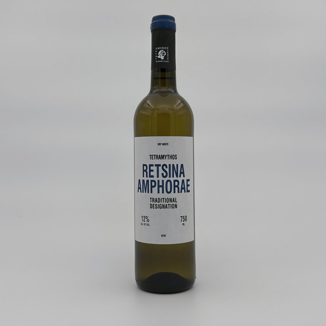 Tetramythos Winery Retsina BIO - Weinhandel Holy Grail Köln