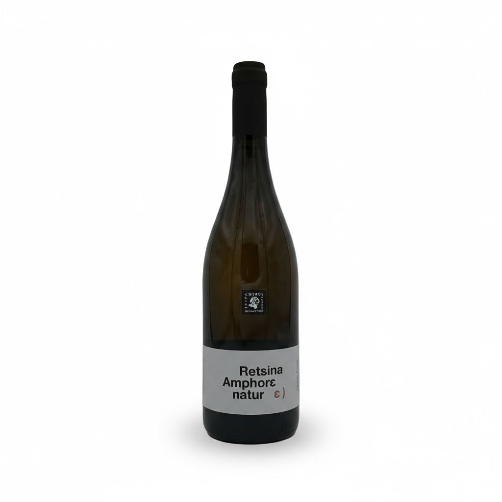 Tetramythos Winery Retsina Naturε BIO - Weinhandel Holy Grail Köln