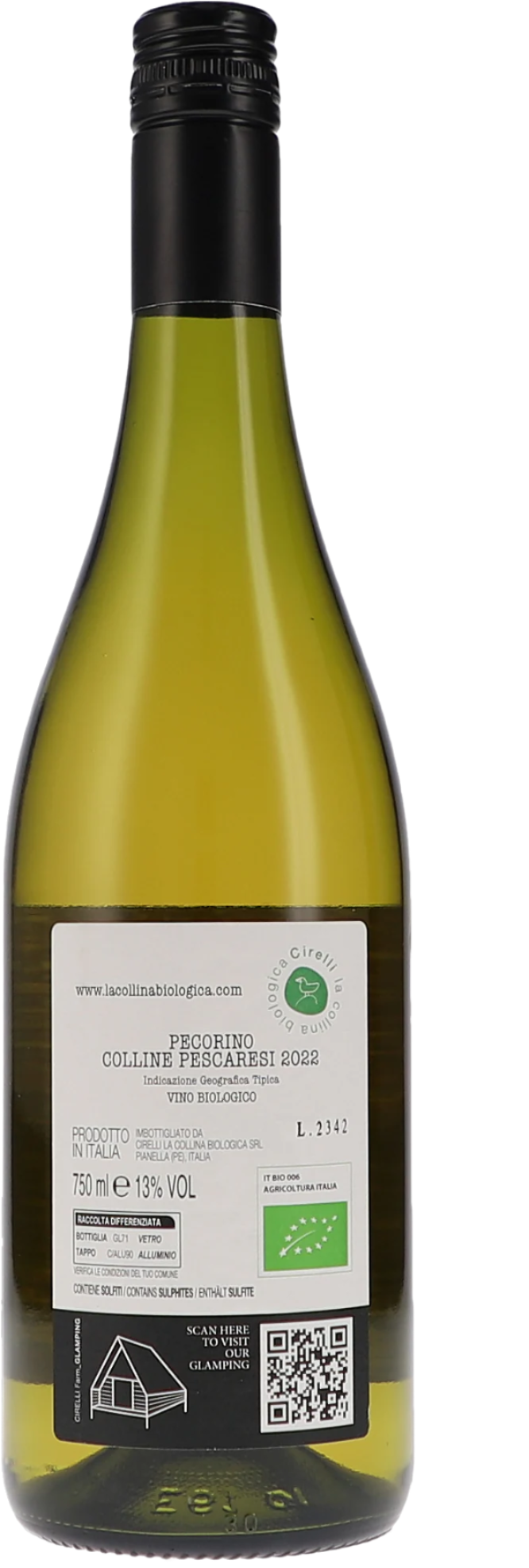 Francesco Cirelli - Pecorino 2022 Colline Pescaresi IGT BIO - Holy Grail Wine Shop Köln